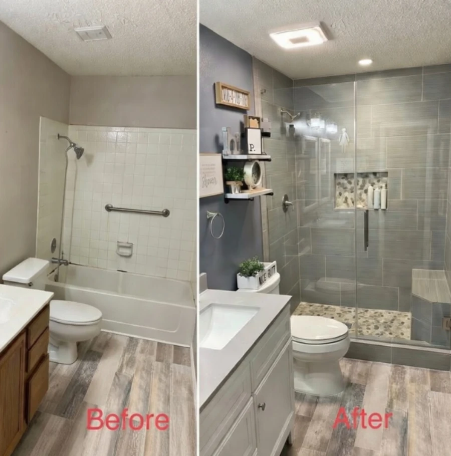 Gallery 16 tiny bathroom remodel before and after rochester ny